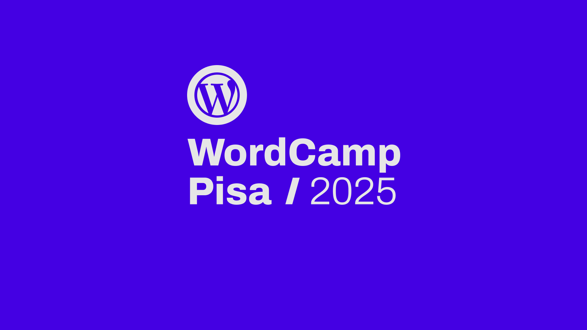 L’after party del WCPisa 2025