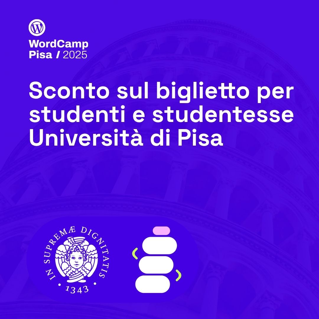 Sconto sul biglietto per studenti e studentesse UNIPI